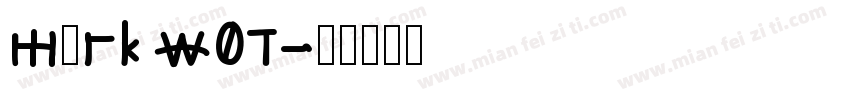 mark w01字体转换